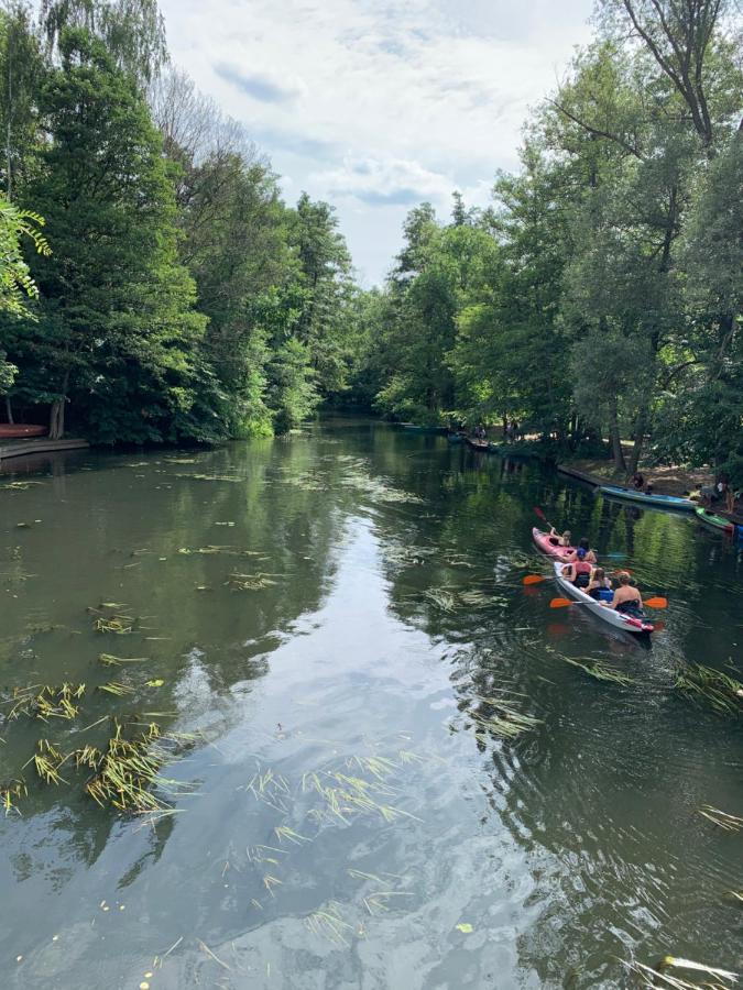 Ferienwohnung Zum Schloss Halbe Esterno foto
