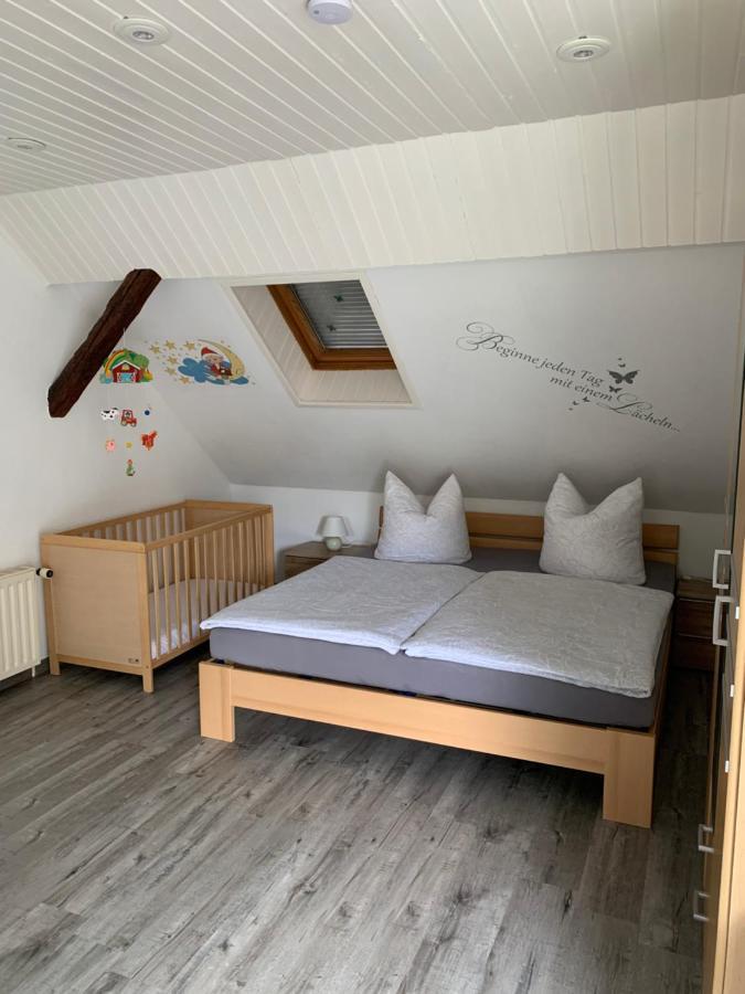 Ferienwohnung Zum Schloss Halbe Esterno foto