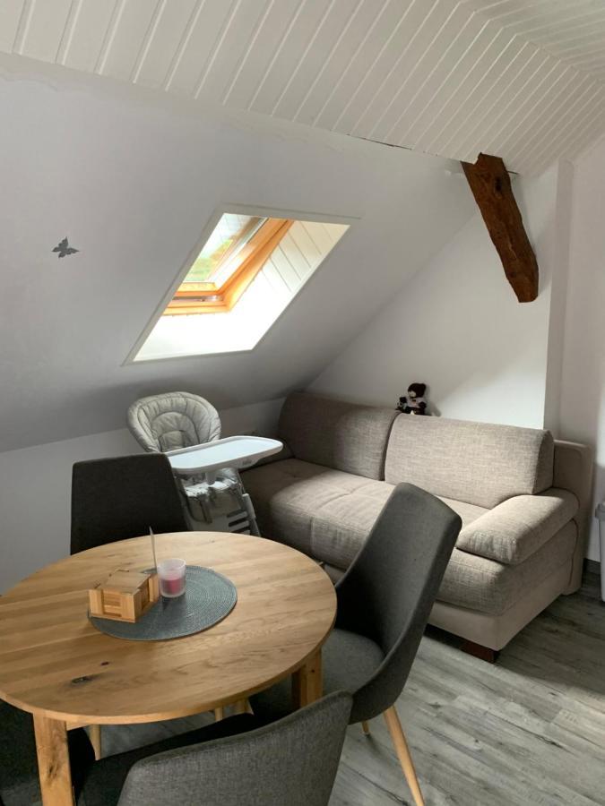 Ferienwohnung Zum Schloss Halbe Esterno foto